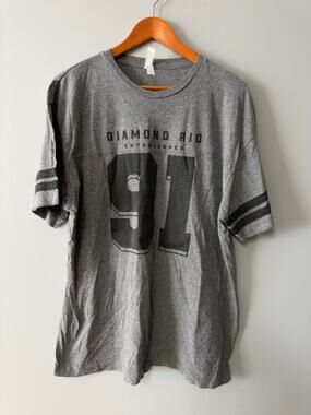 LAT Apparel Diamond Rio 91 Jersey T Shirt Gray Graphic Tee Men’s XL Country